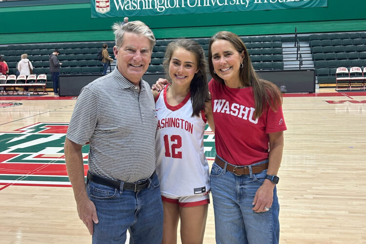 Current parents cheer on WashU from Kansas City
