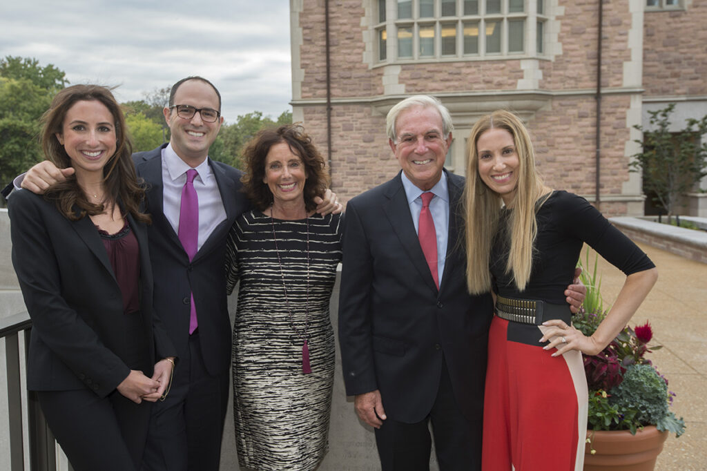 Nussbaum family on the Danforth Campus