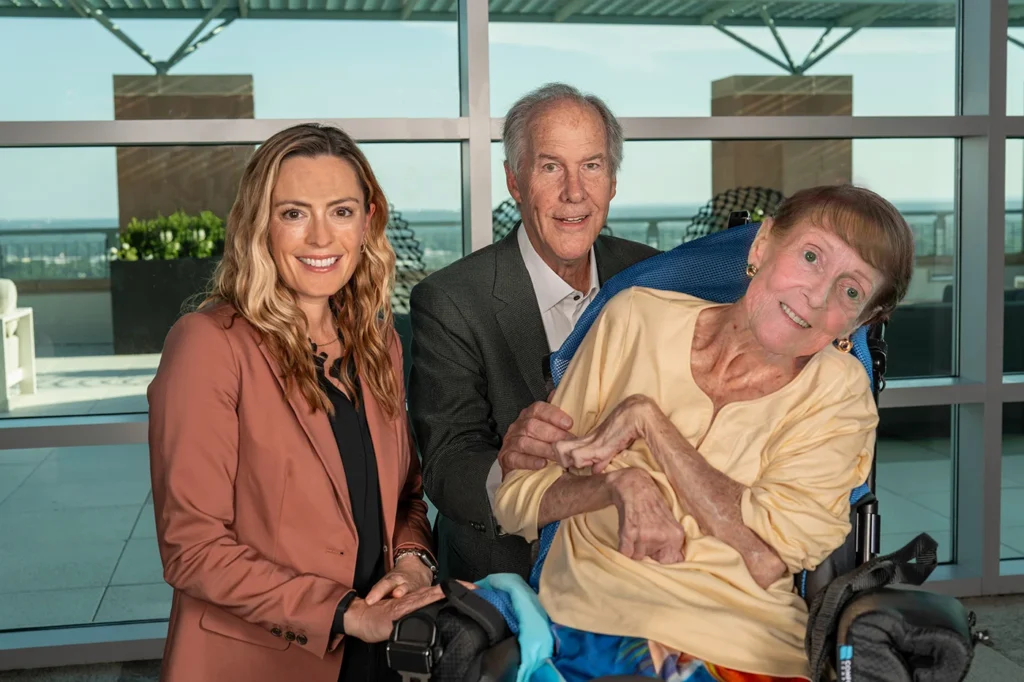 Theresa Notestine with Jack and Kathy MacDonough